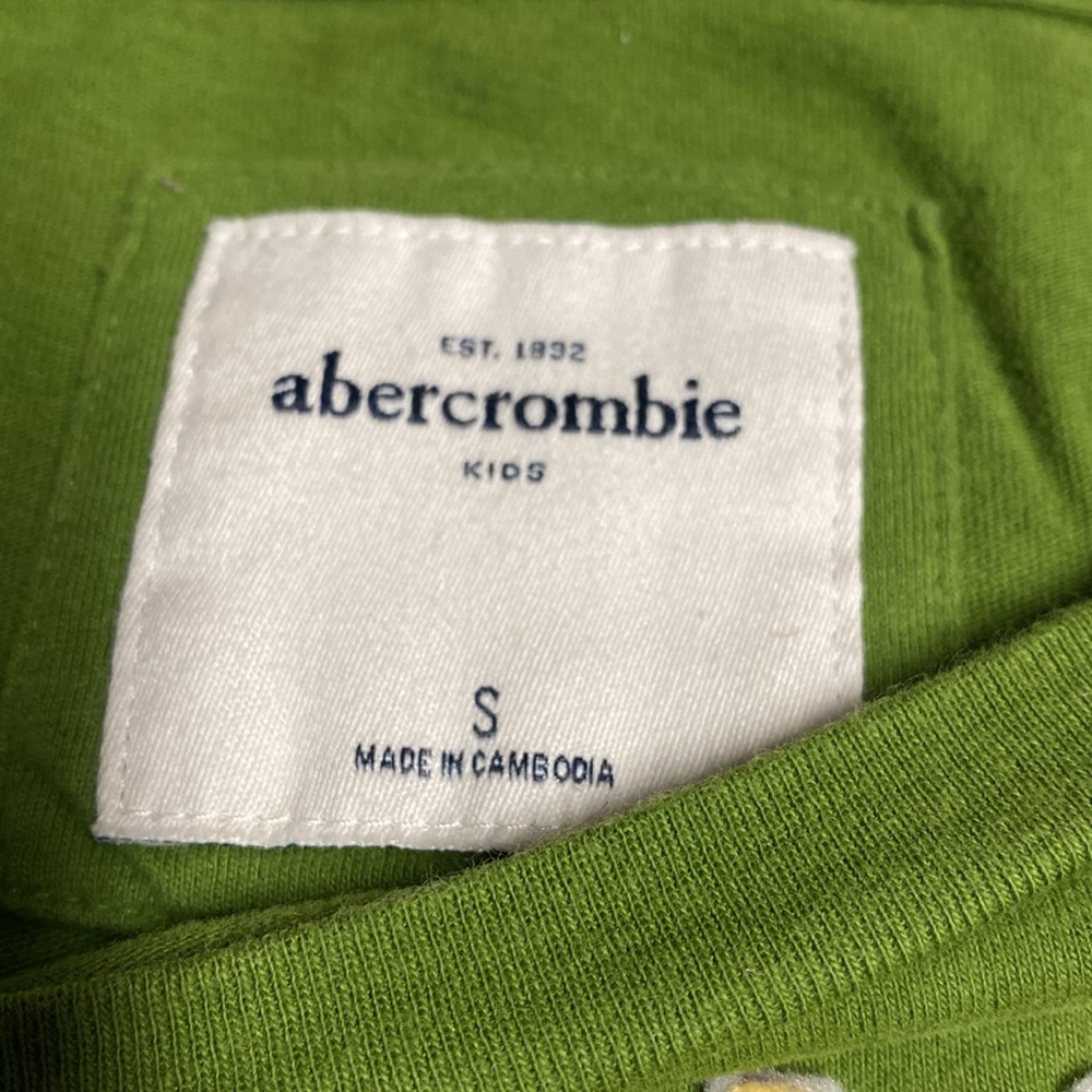 Abercrombie kids girl long sleeve small green - Picture 4 of 6